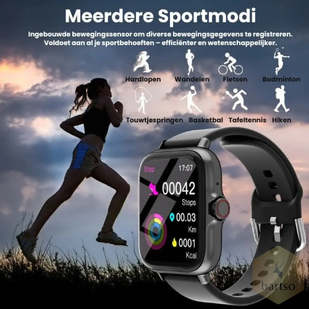 Bartso Smartwatch – De Betaalbare Premium Keuze voor Android & iPhone
