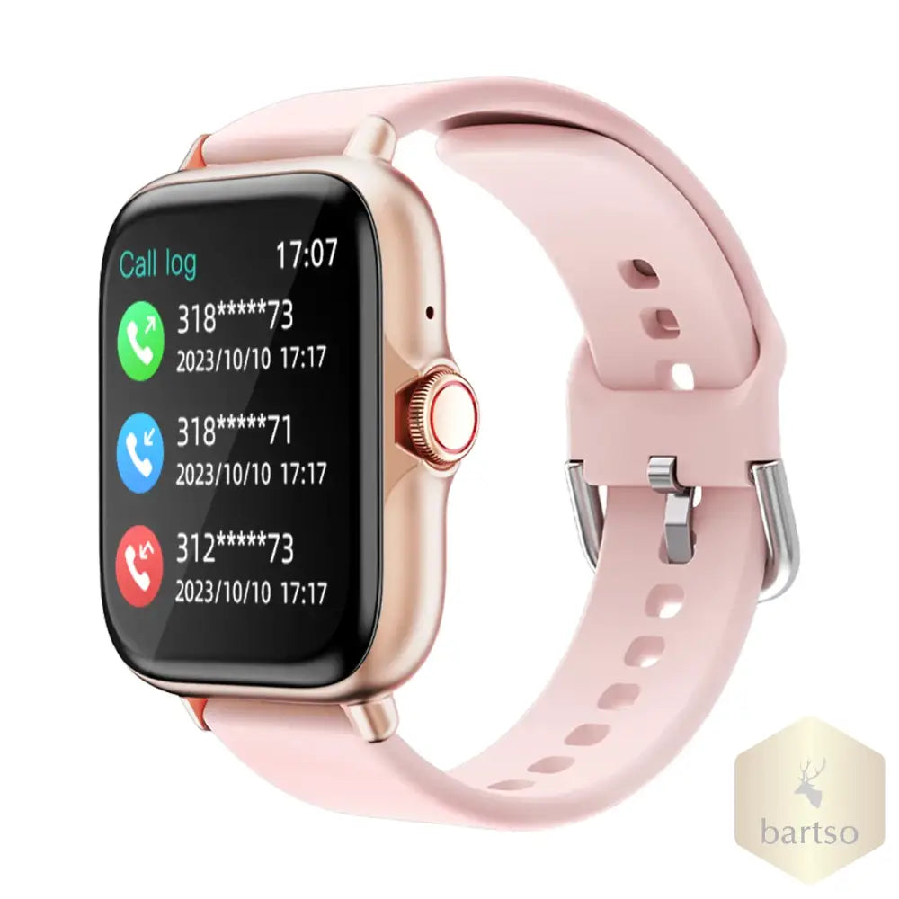 Bartso Smartwatch – De Betaalbare Premium Keuze voor Android & iPhone Roos