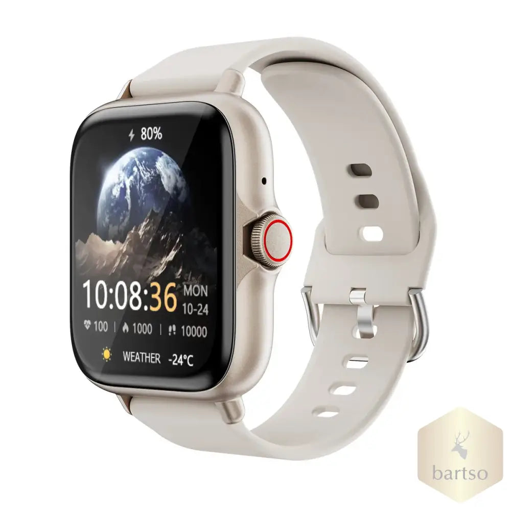 Bartso Smartwatch – De Betaalbare Premium Keuze voor Android & iPhone Sterrenlicht