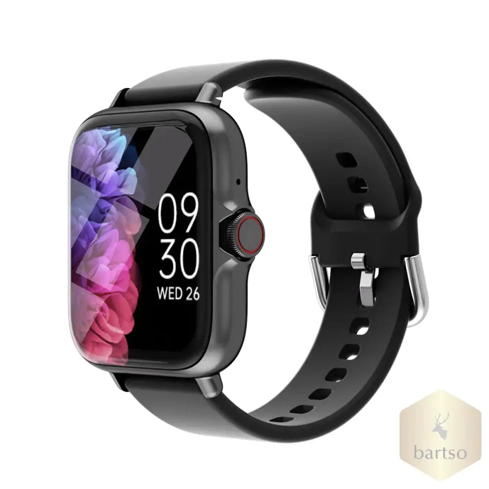 Bartso Smartwatch – De Betaalbare Premium Keuze voor Android & iPhone Zwart