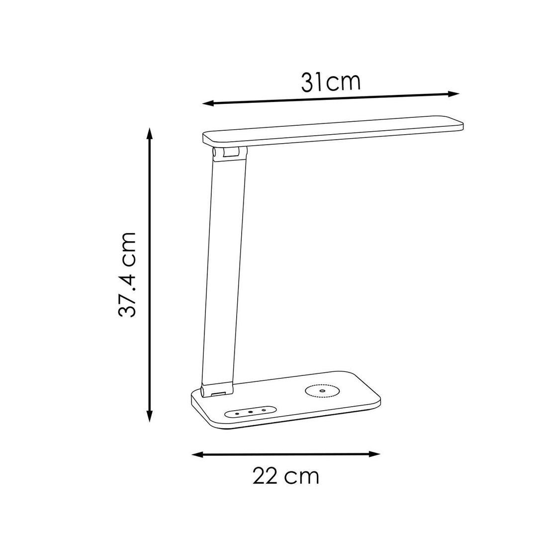 Home Sweet Home - Talia Led Bureaulamp 6W Zwart - Verstelbare