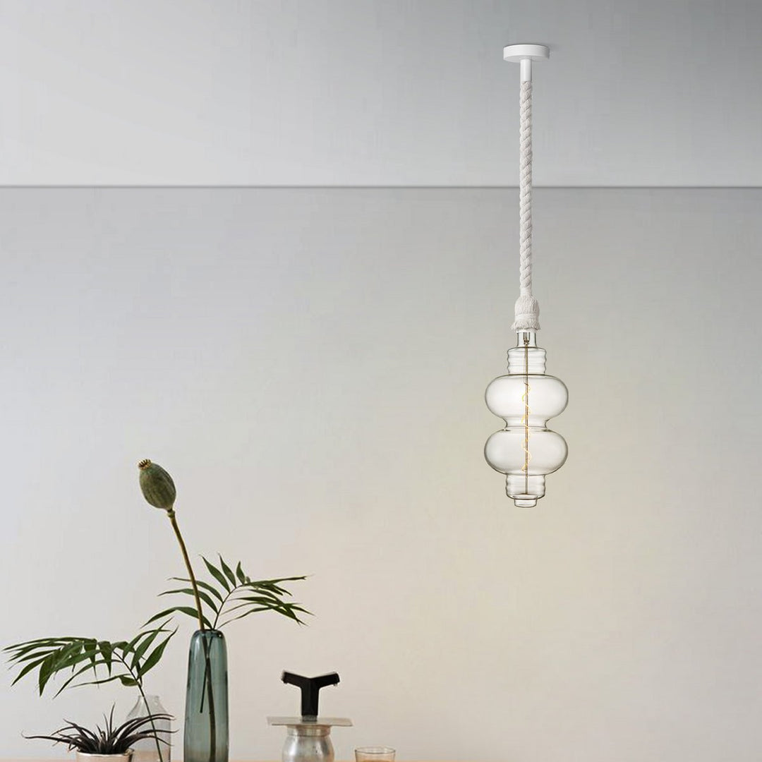 Home Sweet Home hanglamp wit Leonardo Diabolo - dimbaar E27 helder