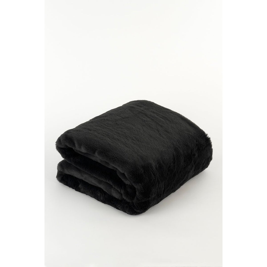 Bronte Fleece Deken - L200 x B150 cm - Zwart