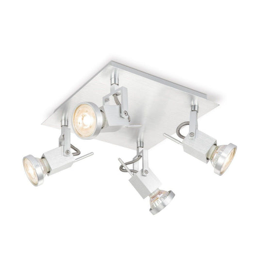 Home Sweet Home Opbouwspot Cali V4 - incl. dimbare LED-lamp - staal