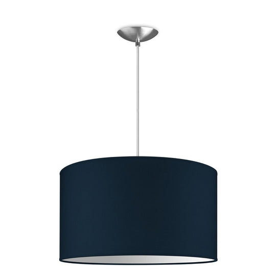 Home Sweet Home hanglamp Bling met lampenkap, E27, donkerblauw, 40cm