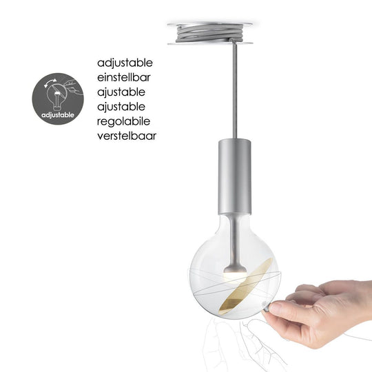 Home Sweet Home Hanglamp Move Me - Pulley Cone 5.5W 2700K Goud