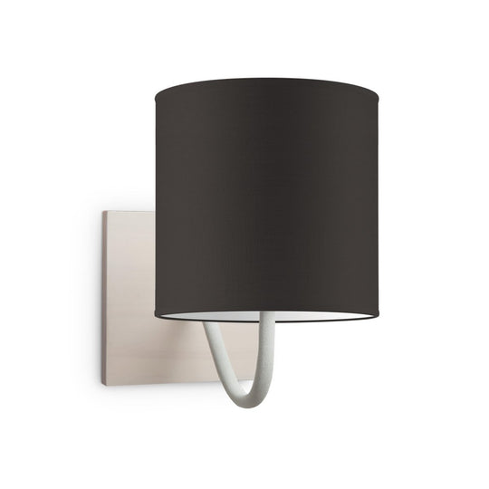 Home Sweet Home Wandlamp - Beach E27 Lampenkap chocolade 16cm