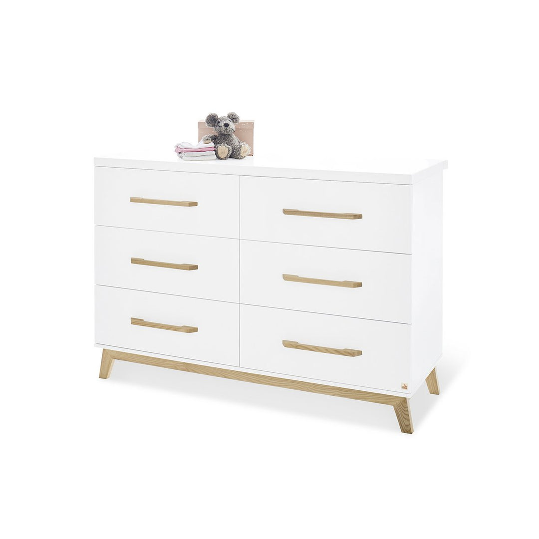 Startset 'Riva' extra breed
2 delen: ledikant, extra brede commode