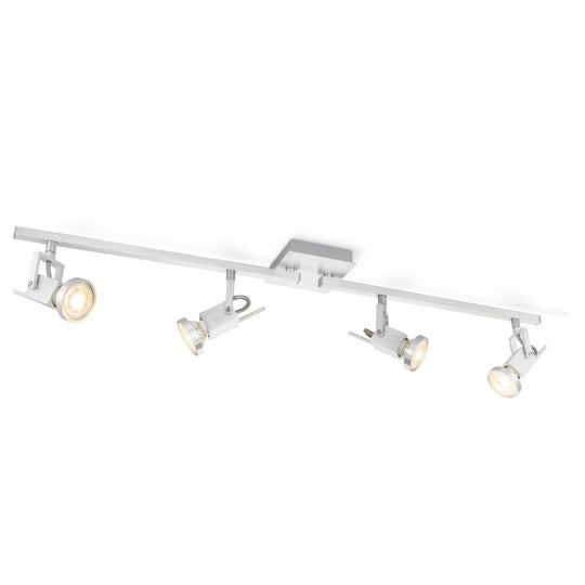 Home Sweet Home LED Opbouwspot Cali 4 - incl. dimbare LED lamp - staal