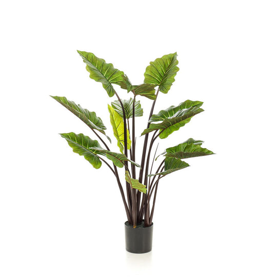 Kunstplant - Colocasia Pink China - Olifantsoor - 130 cm