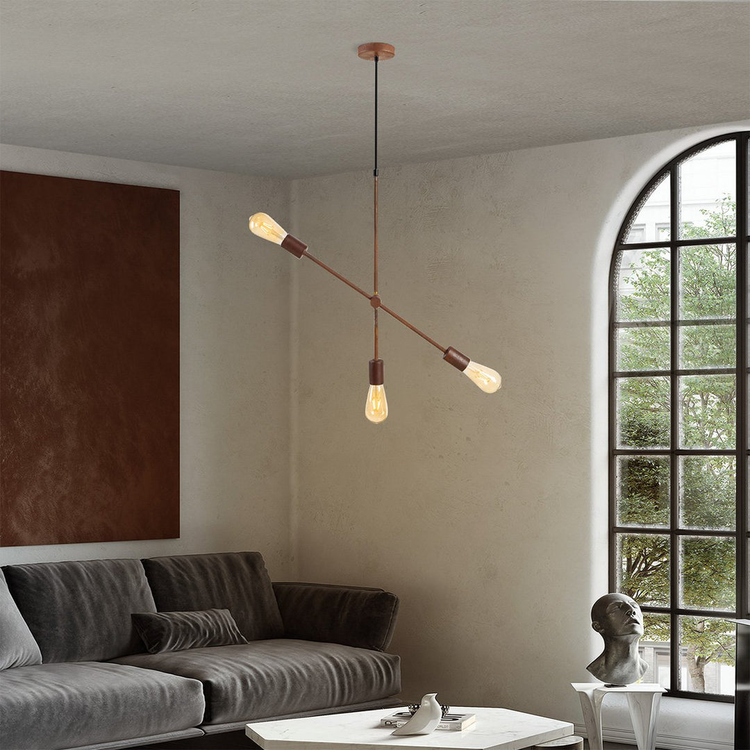 Home Sweet Home Hanglamp Molecular - Roest - 75x75x178cm