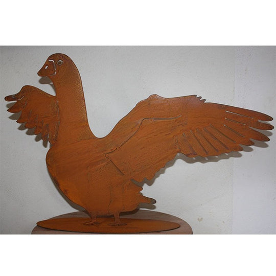 Patina Deco Gans Martin | Rustieke tuindecoratie figuur