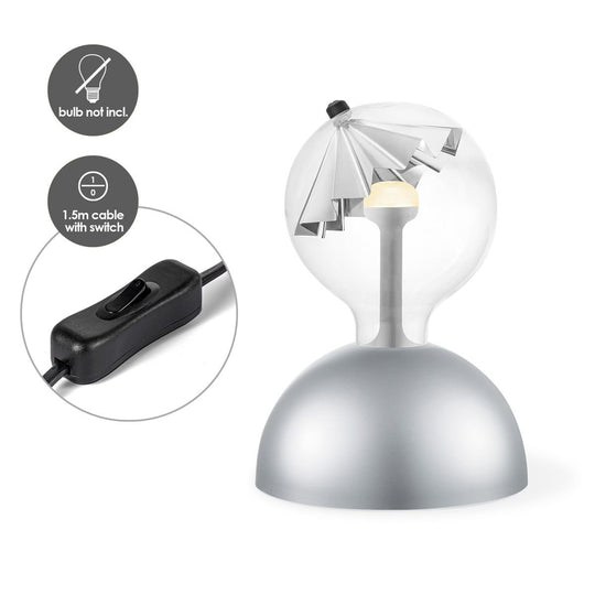 Home Sweet Home Hanglamp Move Me - Bumb Umbrella 5.5W 2700K zilver-wit