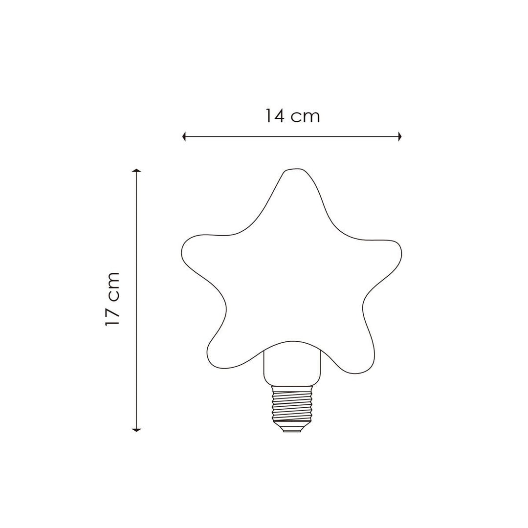 Home Sweet Home LED Star E27 3D Effect 4W 20Lm 2200K