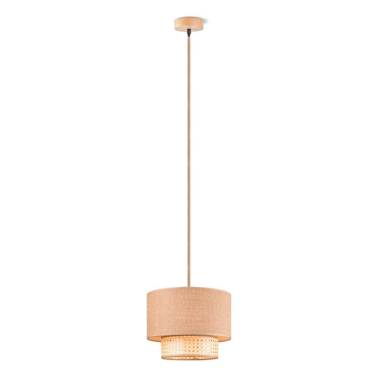 Home Sweet Home Hanglamp Cane Weave - hout - 30x30x129cm