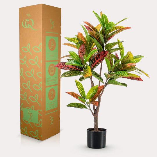 Kunstplant - Croton Codiaeum - Wonderstruik - 100 cm