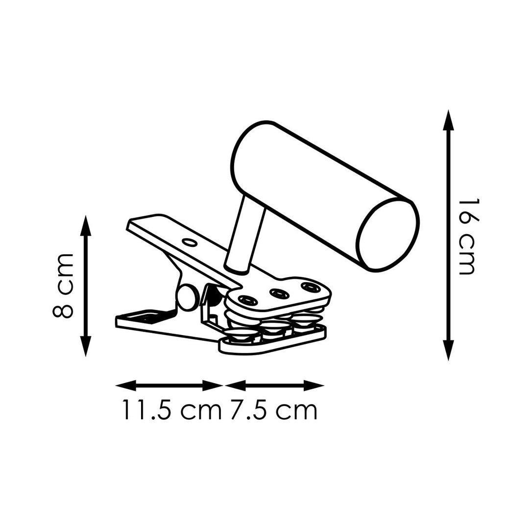 Home Sweet Home - Led Clips Tube Bureaulamp 5W Wit - Flexibele