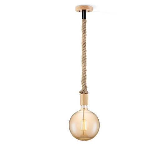 Home Sweet Home hanglamp Leonardo Globe - G180 - dimbaar E27 amber