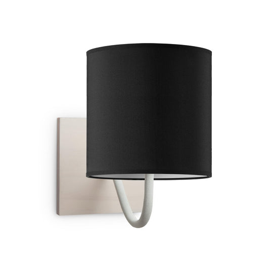 Home Sweet Home Wandlamp - Beach E27 Lampenkap zwart 16cm