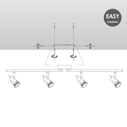 Home Sweet Home LED Opbouwspot Cilindro 4 - dimbaar - Zwart