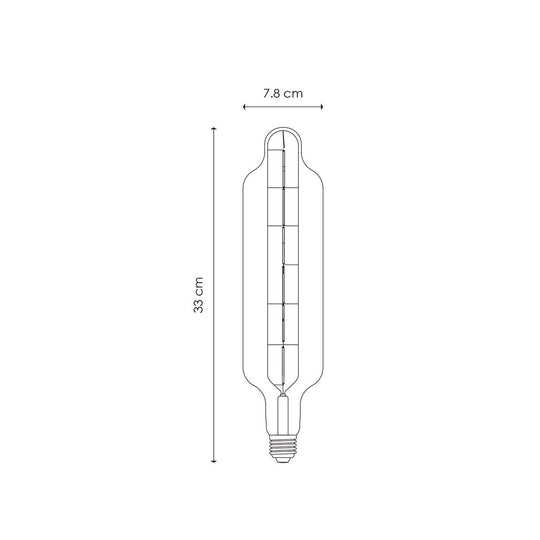 Home Sweet Home dimbare LED Carbon D E27 G78 5W 400Lm 3000K Helder