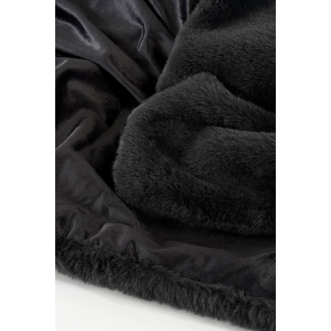 Bronte Fleece Deken - L200 x B150 cm - Zwart