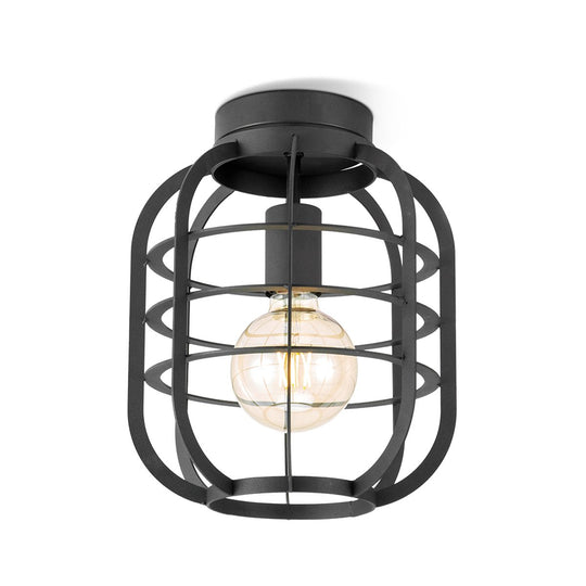 Home Sweet Home Moderne LED Plafondlamp Nero M - zwart