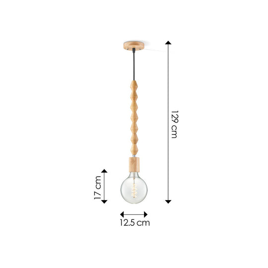 Home Sweet Home hanglamp Dana - LED G125 lamp - dimbaar E27 helder