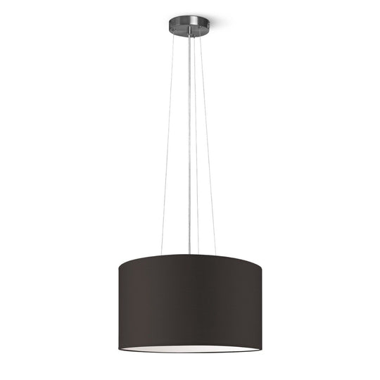 Home Sweet Home hanglamp Hover met lampenkap, E27, chocolade, 40cm