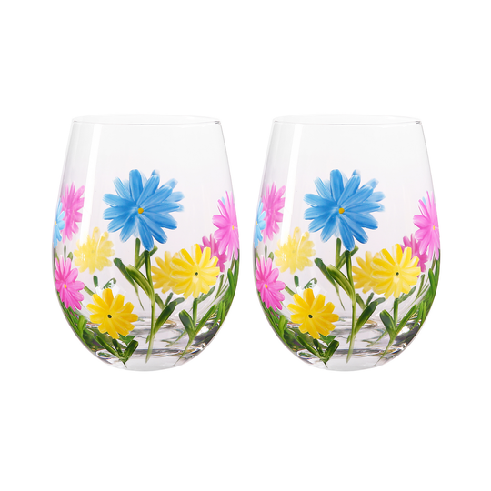 Flora Tumbler/Mocktail Glass Garden, 450ml, 2-pack, giftbox