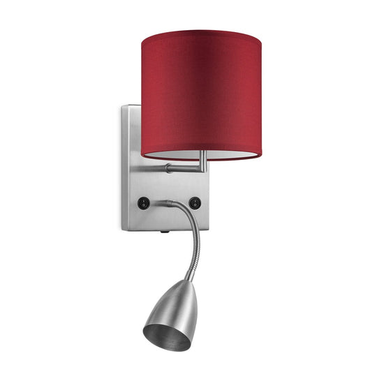 Home Sweet Home Wandlamp - Read, LED Leeslamp, E27, rood 16cm