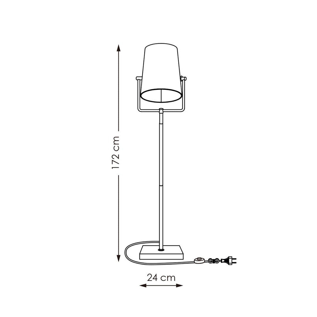 Home Sweet Home Bird 176 Vloerlamp Koper/Zwart - Moderne Vloerlamp