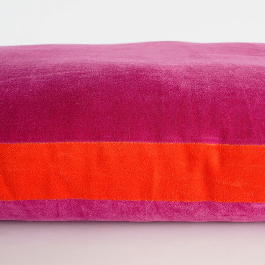 Montisi Sierkussen - L55 x B35 x H10 cm - Katoen - Fuchsia