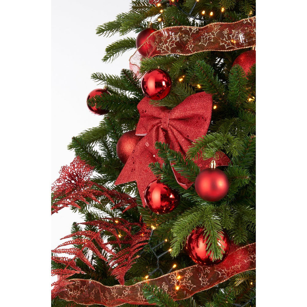 Kerstboom Decoratie Set - 100 Stuks - Rood