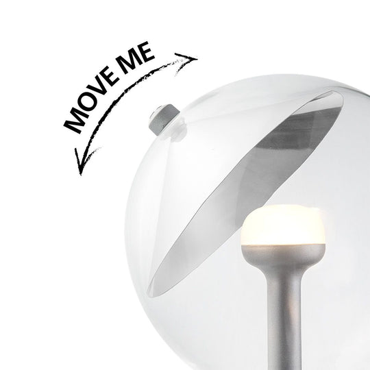 Home Sweet Home dimbare LED lamp Cone zilver G120 E27 5W 400Lm