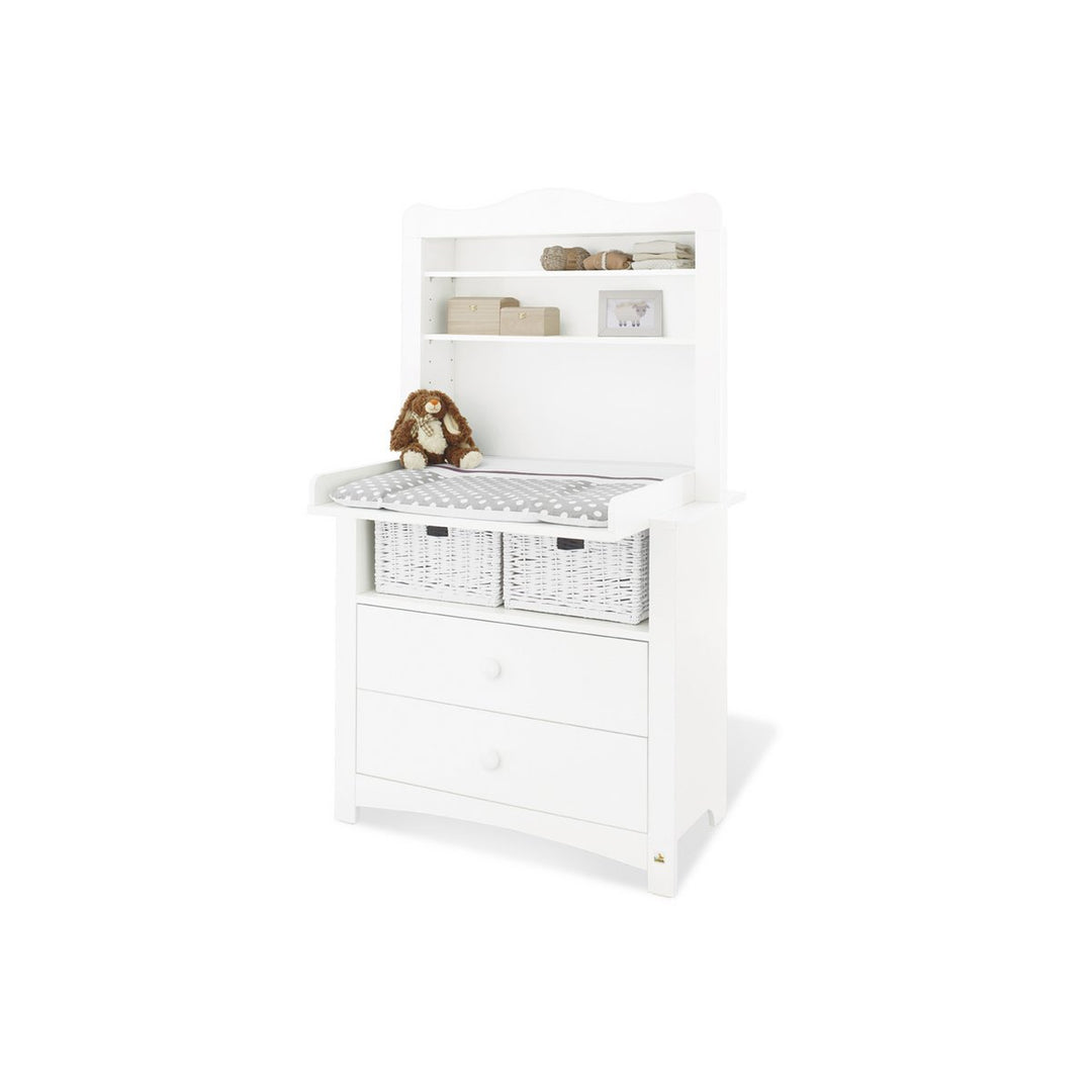 Startset 'Florentina' breed, incl. brede kast
3 delen: ledikant, brede commode incl. Brede kast