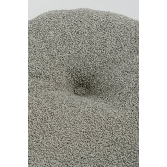 Nadine Sierkussen - Ø40 cm - Gerecycled Polyester - Grijs