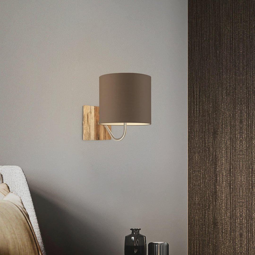 Home Sweet Home Wandlamp - Drift E27 Lampenkap taupe 20cm