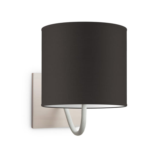 Home Sweet Home Wandlamp - Beach E27 Lampenkap chocolade 20cm