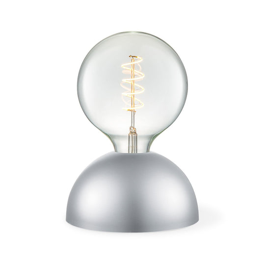 Home Sweet Home tafellamp Bumb - zilver - 17/17/9.5cm - Bedlampje