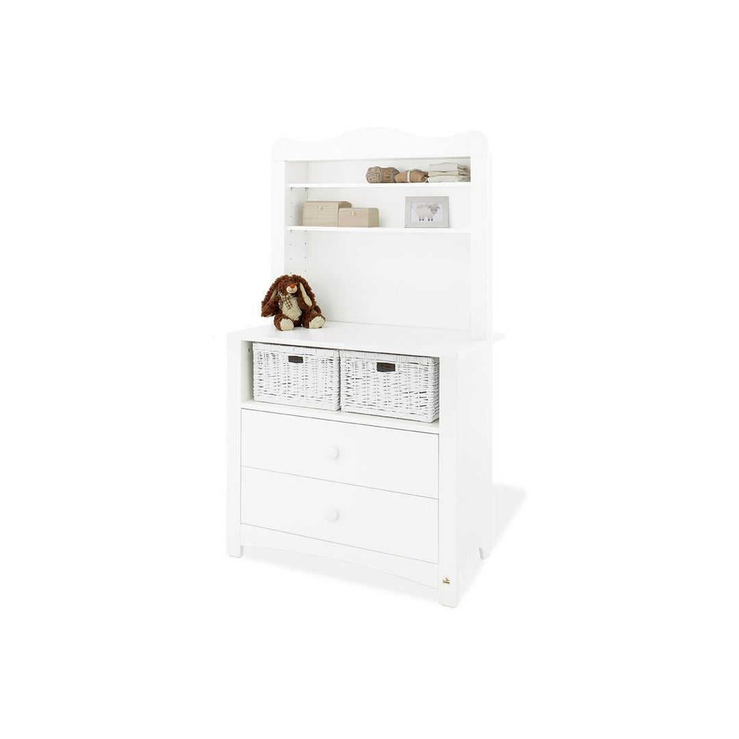 Startset 'Florentina' breed, incl. brede kast
3 delen: ledikant, brede commode incl. Brede kast