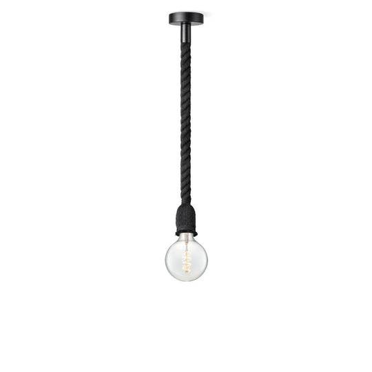 Home Sweet Home hanglamp zwart Leonardo - G125 - dimbaar E27 helder