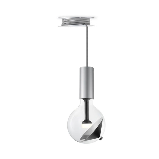 Home Sweet Home Hanglamp Move Me - Pulley Cone 5.5W 2700K grijs-zwart