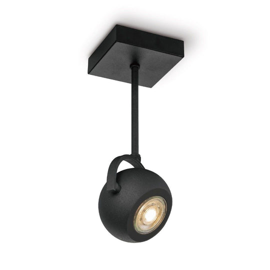 Home Sweet Home LED Opbouwspot Nop - incl. dimbare LED lamp - zwart