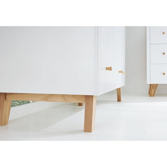 Startset 'Pan' extra breed
2 delen: ledikant, extra brede commode