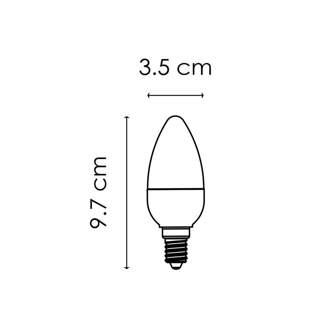 Home Sweet Home LED Kaarslamp B35 E14 3W 250Lm Warm Wit Licht