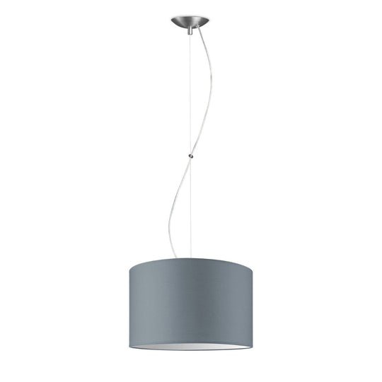 Home Sweet Home hanglamp Deluxe met lampenkap, E27, grijs, 35cm