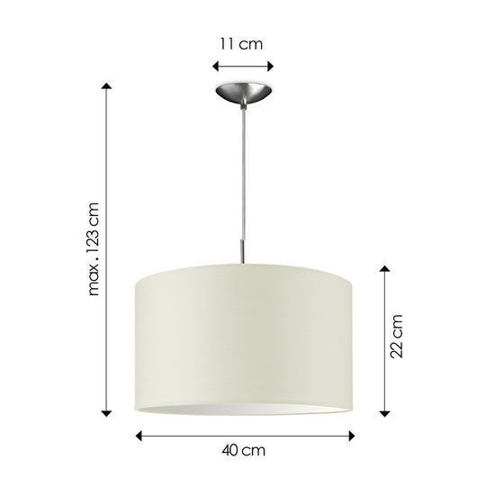 Home Sweet Home hanglamp Tube Deluxe, E27, warm wit, 40cm