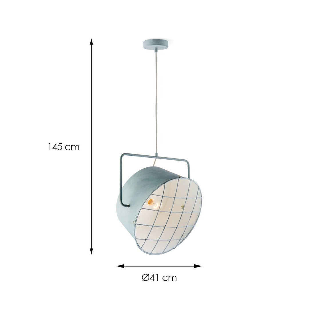 Home Sweet Home Hanglamp Clemento - Beton - 41x41x145cm