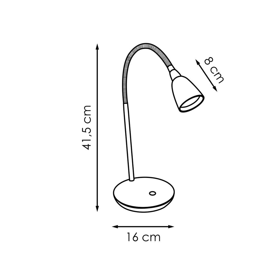 Home Sweet Home - Flexy Led Bureaulamp 3W Wit - Verstelbare